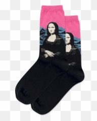 Womens Da Vincis Mona Lisa Socks Emoji,Gypsy Emoji