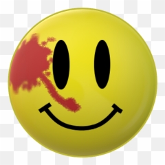 Watchmen Smiley Blood - Simbolo Do Comediante Emoji,Sword Emoji