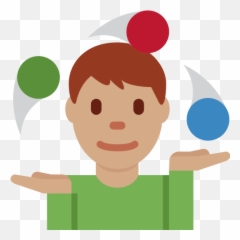 Person Juggling Emoji With Medium Skin Tone Meaning And - Man Singer