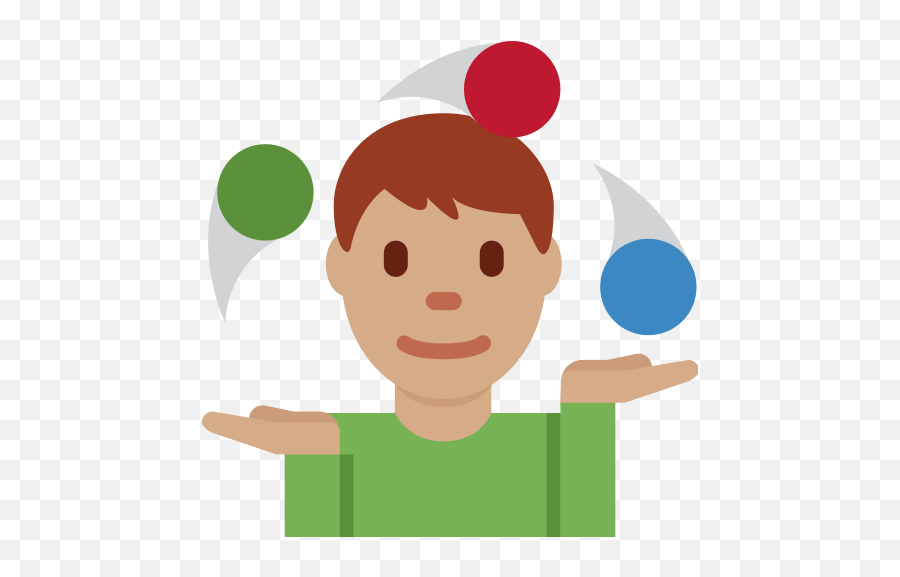 Person Juggling Emoji With Medium Skin Tone Meaning And - Man Singer Emoji,Emoji People