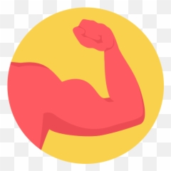 Muscle Arm Icon At Getdrawings - Flat Png Emoji