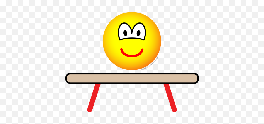 Balance Beam Emoticon Olympic Sport - Smiley Emoji,Gymnastics Emojis