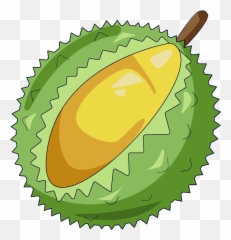 Clipart Buah Durian - 90 Tooth Sprocket Chain Emoji