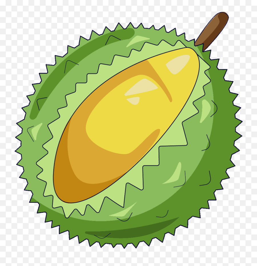 Clipart Buah Durian - 90 Tooth Sprocket Chain Emoji,Durian Emoji