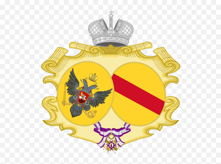 Coat Of Arms Of Empress Elizabeth Alexeievna Of Russia - Sicilian Coat Of Arms Crown Emoji,Queen Crown Emoji