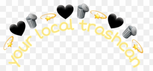 Freetoedit Yourlocaltrash Trashcan Quote Quotecrown Emo - Illustration Emoji,Trashcan Emoji