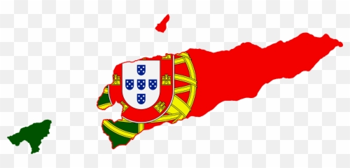 Flag Map Of Portuguese Timor - Timor Leste Map Png Emoji,Portugal Flag Emoji