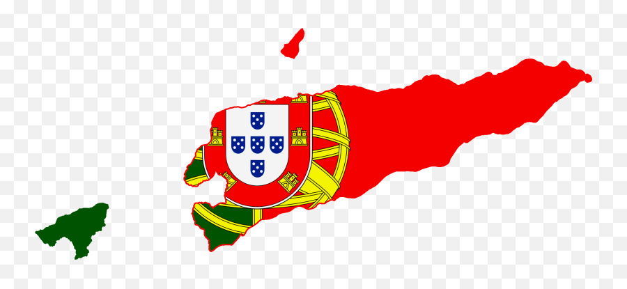 Flag Map Of Portuguese Timor - Timor Leste Map Png Emoji,Portugal Flag Emoji