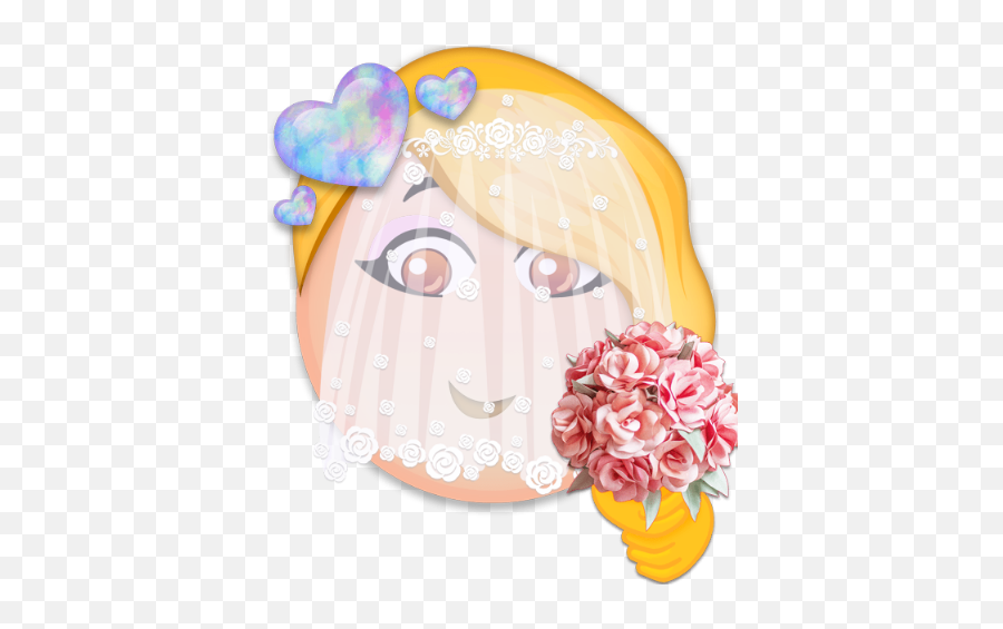 Bride Emoji Made On Emojimaker App Creds To My Siste - Bouquet,Bride Emoji