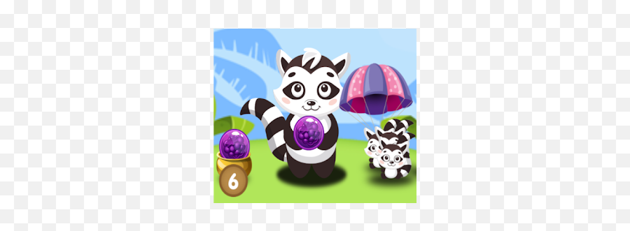 Panda And Racoon Rescue Match Puzzle - Cartoon Emoji,Racoon Emoji