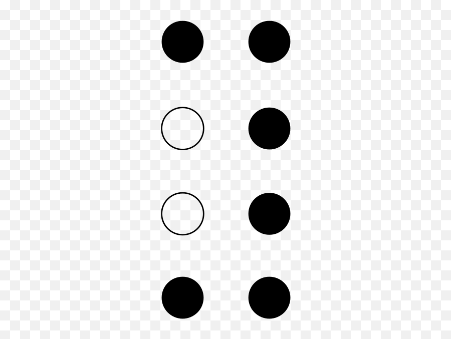 Braille8 Dots - Circle Emoji,Emoji Codes