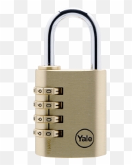 Yale 150 Brass Open Shackle Combination Padlock - Y150 40 Emoji