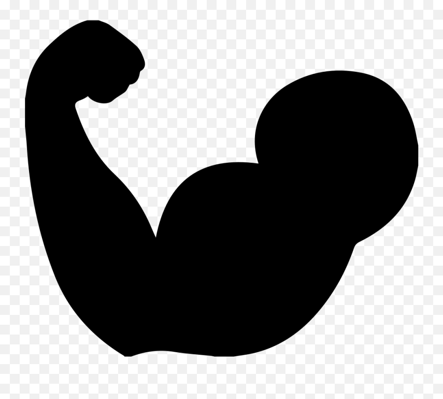 Muscle Icon Png 214748 - Free Icons Library Biceps Icon Png Emoji,Black Muscle Emoji