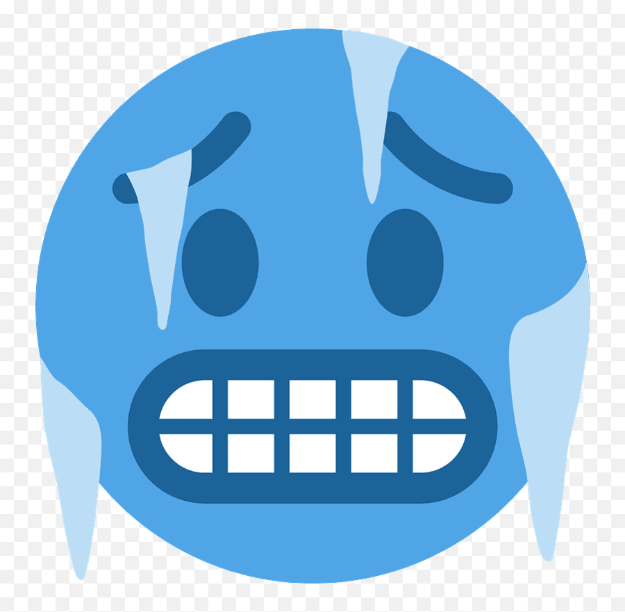 Cold Face Emoji Clipart Free Download Transparent Png - Cold Face Emoji,Free Emoji's