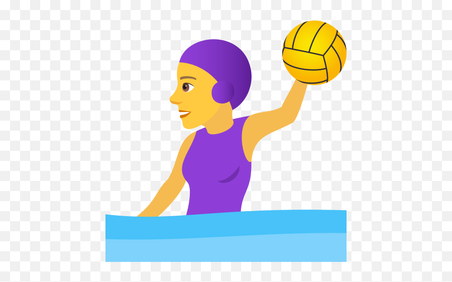 Woman Playing Water Polo To - Water Polo Emoji,Soccer Emoji Copy And Paste