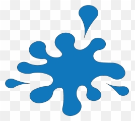 Splash With 3 Drops 130 Cm Rainbow Blue Clipart - Full Size Dot Emoji