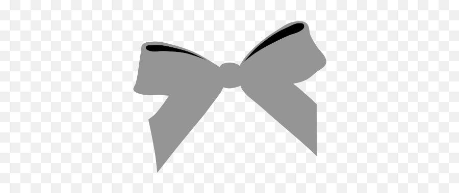 Black Bow Tie Vector Drawing - Black Bow On Ribbon Clipart Emoji,Bow Emoticon