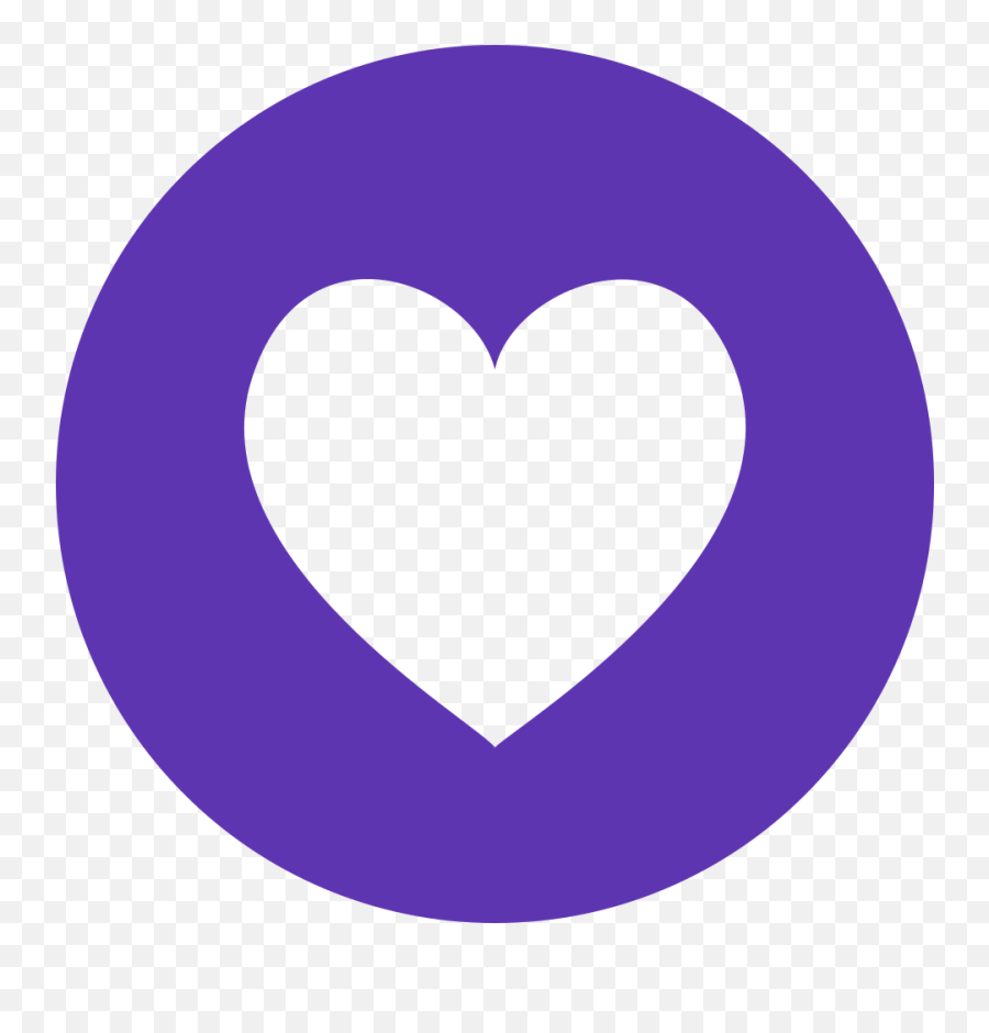 Fileeo Circle Deep - Purple Heartsvg Wikimedia Commons White And Red Heart Emoji,Purple Heart Emoji Png