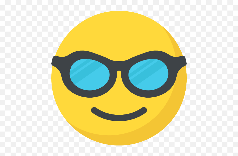 Cool - Free Smileys Icons Happy Emoji,Emoticons Sunglasses