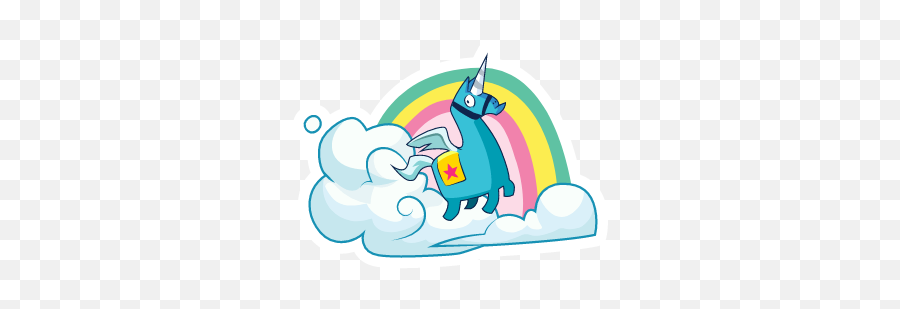 Fortnite Brite Unicorn In 2020 Unicorn Stickers Stickers - Fictional Character Emoji,Mjolnir Emoji