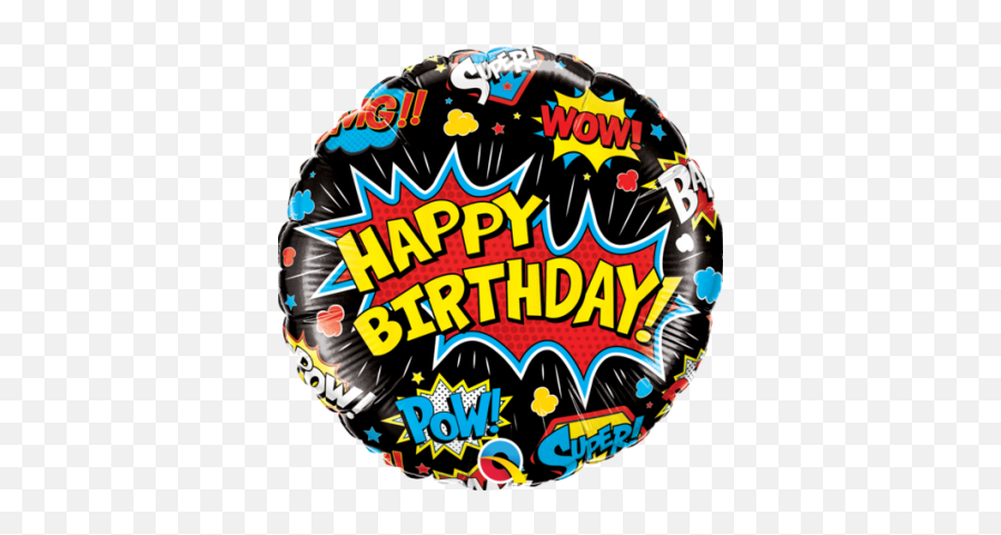 18 Inch 45 Cm Birthday Foil Balloons Archives - Important Happy Birthday Super Heros Balloons Emoji,21st Birthday Emoji