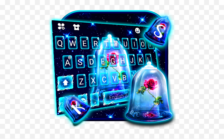 Beauty Magical Rose Keyboard Theme - Izinhlelo Zokusebenza Flower Emoji,Kanye Emoji Copy And Paste
