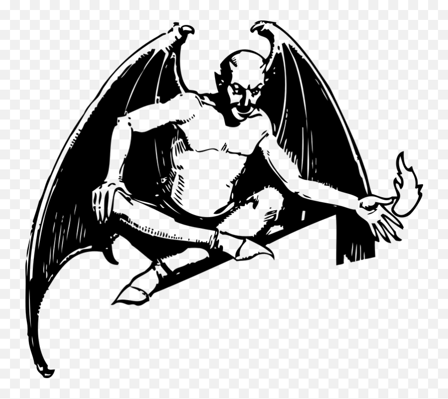 Free Devil Demon Vectors - Demon Clipart Emoji,Devil Horns Emoji