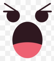 Simple Yelling Emoticon Face - Shocked Face Transparent Emoji,Yelling Emoji