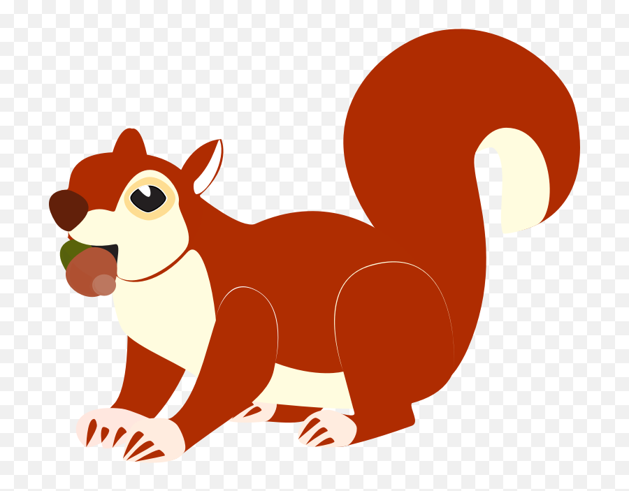 Red Squirrel Clipart Icon Cliparti - Red Squirrel Clip Art Emoji,Squirrel Emoji
