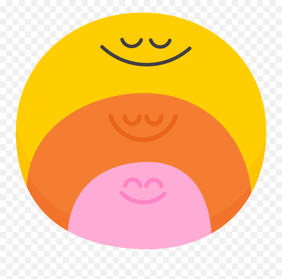 Headspace For Educators - Circle Emoji,Meditating Emoticon