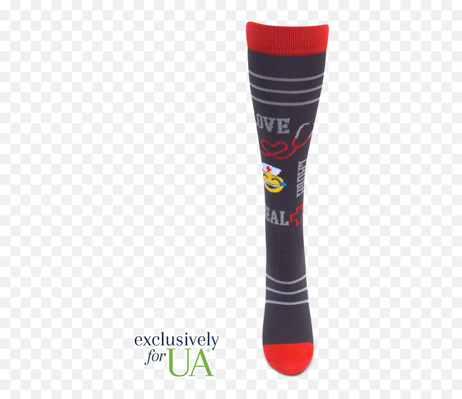 Think Medical Nurse Emoji Fashion Compression Socks - Sock,Flex Emoji