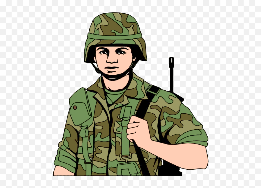Military Clip Art Army Clipart Image - Soldier Clipart Emoji,Army Soldier Emoji