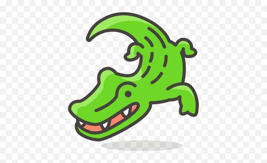 Vector Alligator Emoji Picture - Crocodile Icon,Crocodile Emoji
