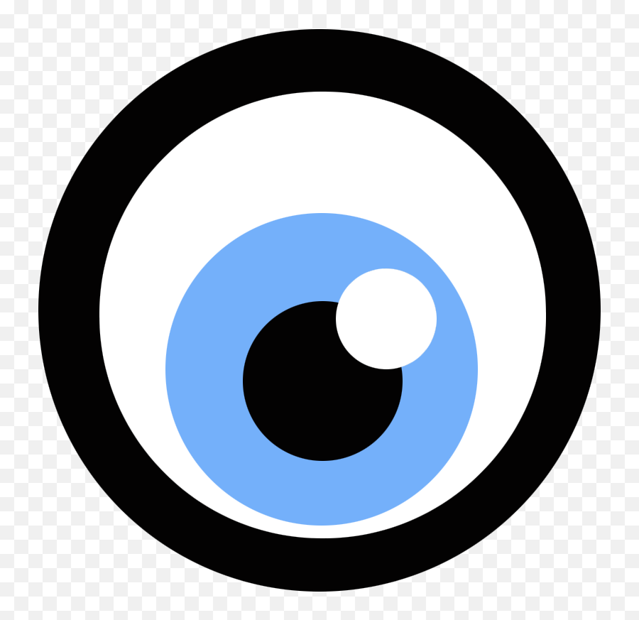 Blue Eye Icon - Circle Emoji,Google Plus Emojis