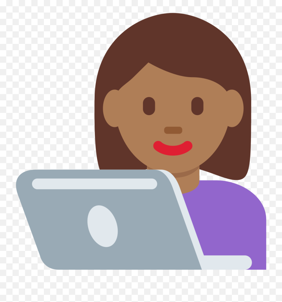 Twemoji2 1f469 - Human Skin Color Emoji,Brown Girl Emoji
