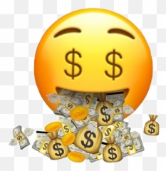 Trending Dollar Stickers - Transparent Background Money Emoji,Dollar Sign Emoticon