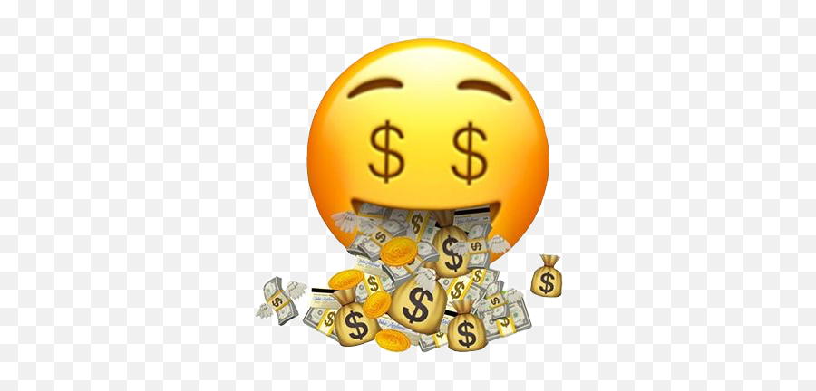 Trending Dollar Stickers - Transparent Background Money Emoji,Dollar Sign Emoticon