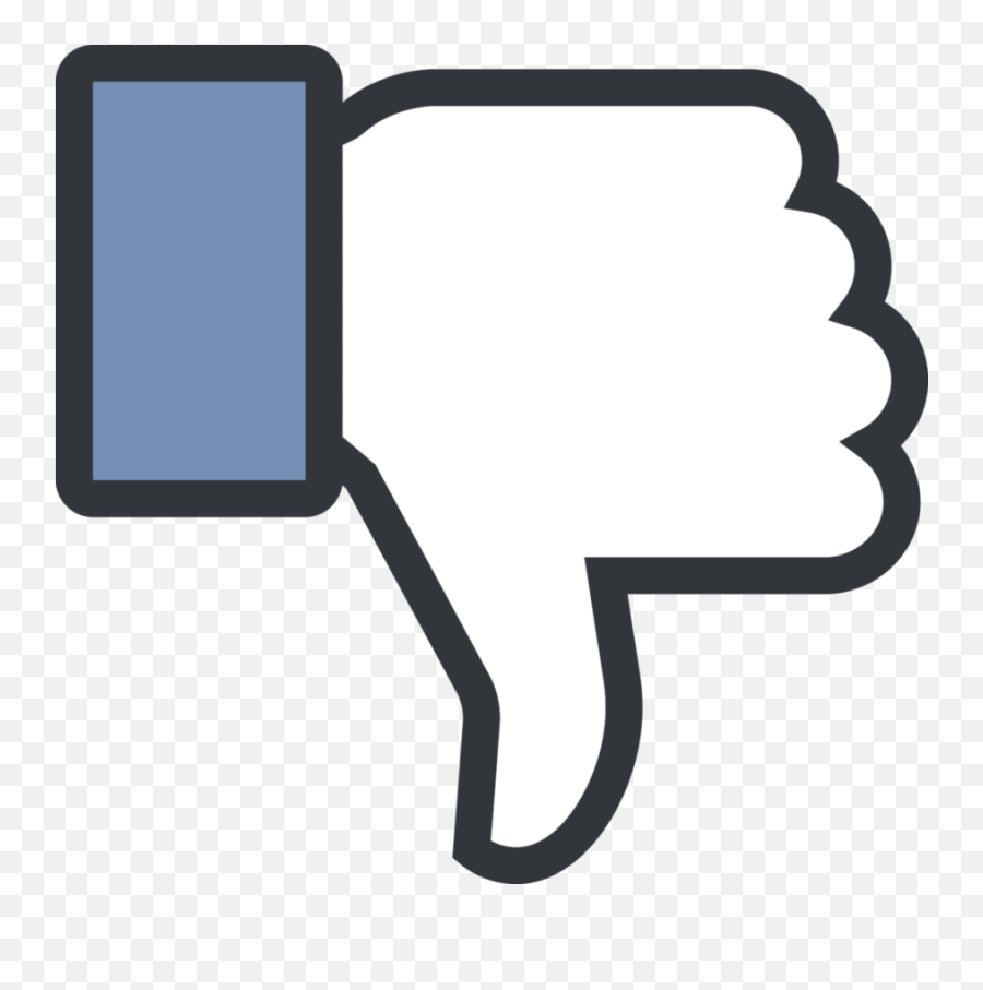 Facebook Social Media Clipart - Facebook Thumbs Down Transparent Emoji,Facebook Fist Emoji