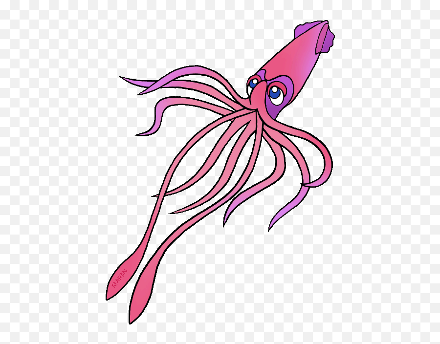 Squid Clip Art Clipartfest - Squid Clip Art Emoji,Emoji Squid