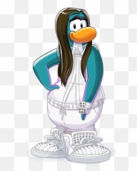 Club Penguin - Girl Club Penguin Drawing Emoji,Guess The Emoji Penguin Bird Chick Game