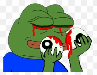 Pepe Meme Rarepepe Eyes - Sticker By Miguelaliarivas Pepe Frog Emoji,Pepe Emoji