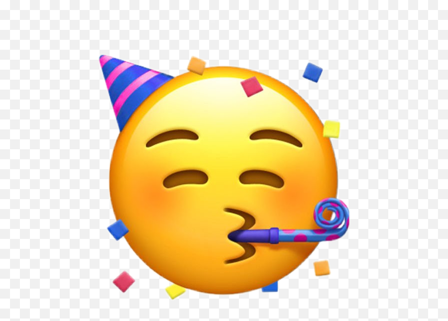 Happy Yellow Birthday Iphoneemoji Emoji - Apple Emojis,Birthday Emoji Art