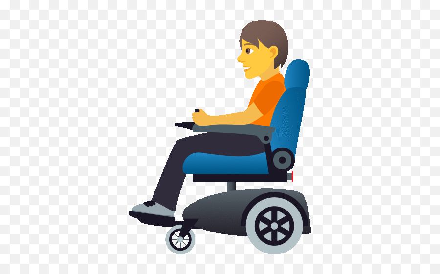 Person In Motorized Wheelchair People - Motorized Wheelchair Emoji,Wheelchair Emoji