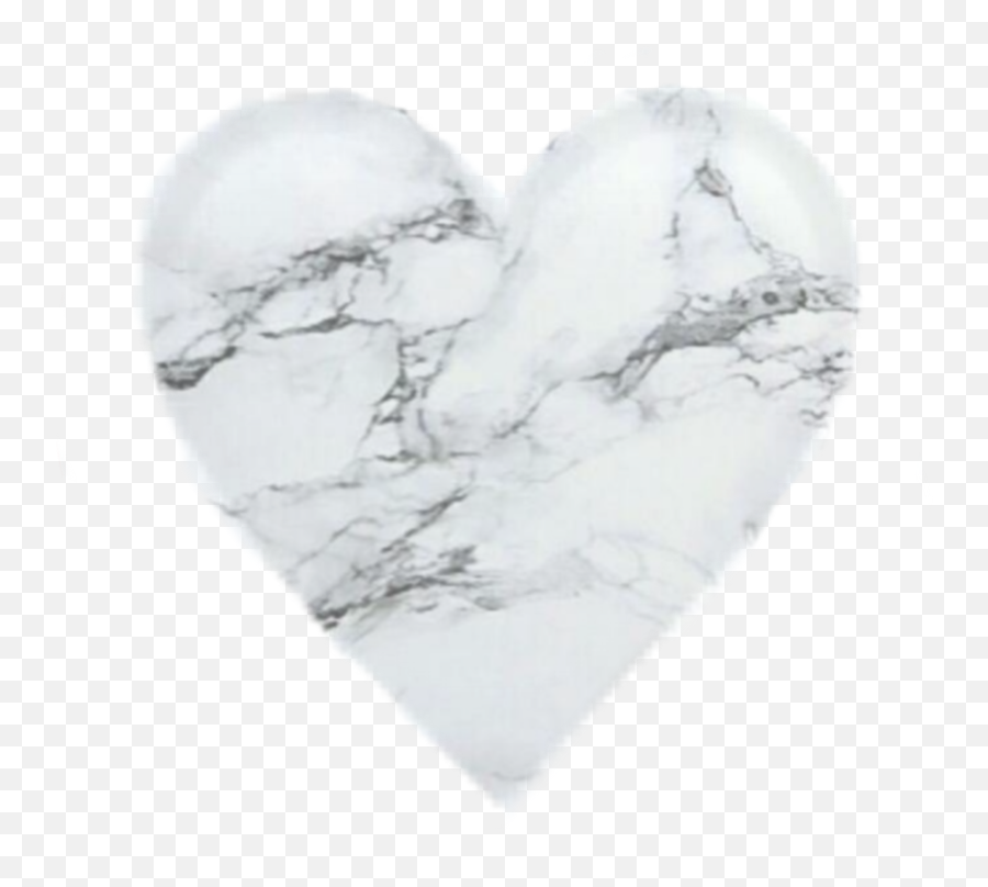 White Black Emoji Heart Stone Sticker - Lovely,Stone Emoji
