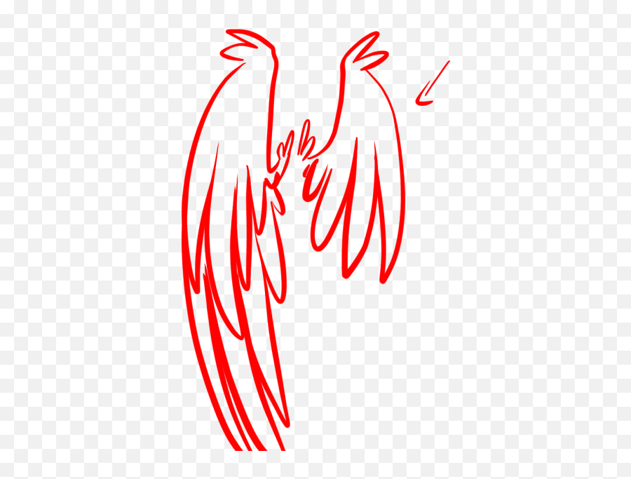 Those With Wings - Calligraphy Emoji,Chicken Wing Emoji