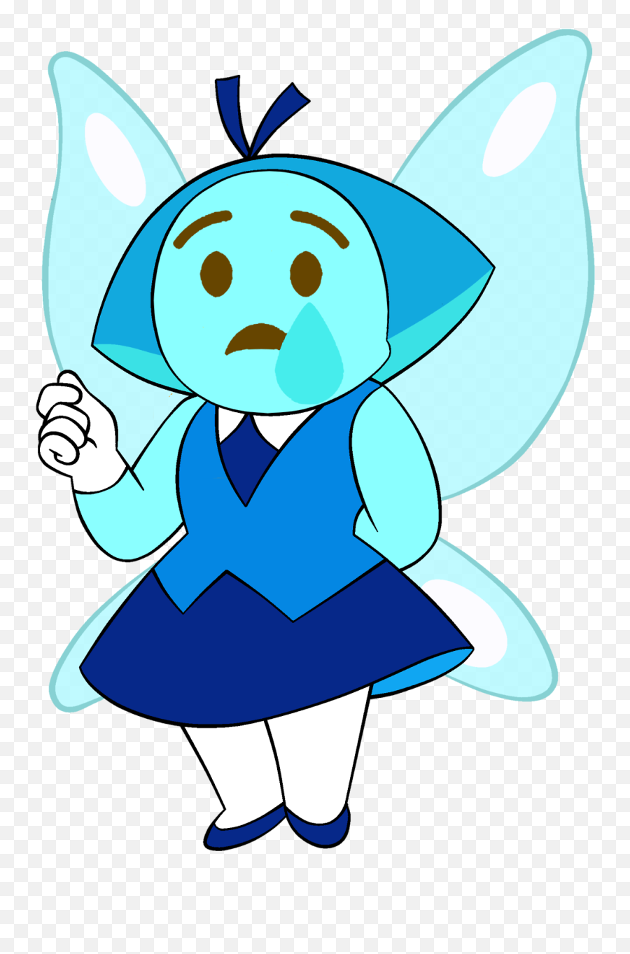 Her Face Looks Like A - Blue Steven Universe Characters Emoji,A Emoji