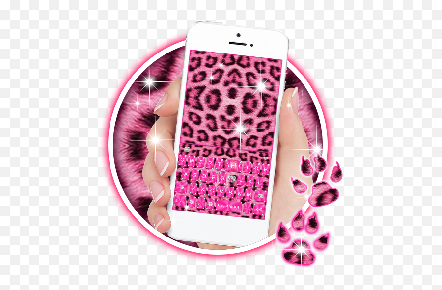 Pink Diamond Cheetah Keyboard Theme U2013 Alkalmazások A Google - Iphone Emoji,Emoji Keyboard For Samsung Galaxy S6