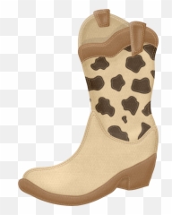 Cowgirl Clipart Brown Cowboy Boot - Emoji