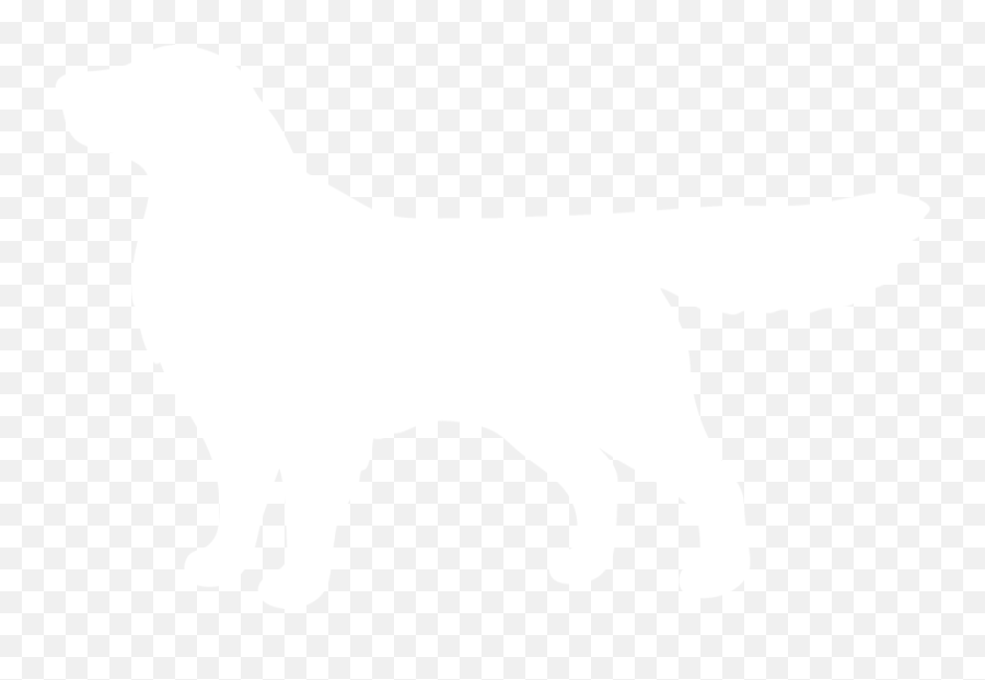 Free Golden Retriever Clipart Black And White Download Free - Dog Silhouette White Png Emoji,Golden Retriever Emoji