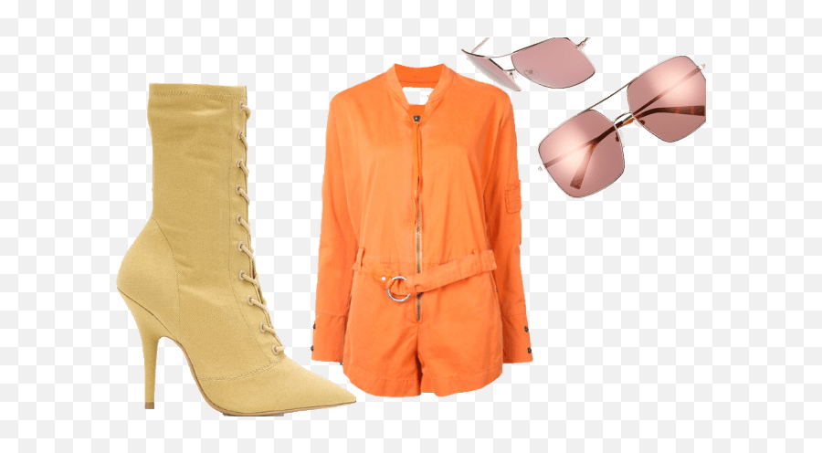 Outfit - Look What You Made Me Do Taylor Swift Orange Boots Emoji,Cute Emoji Outfits